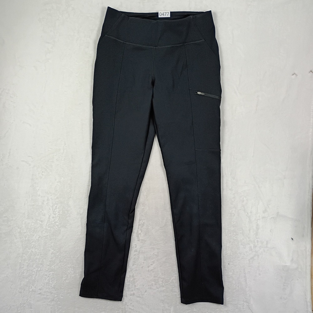 Columbia Pants Womens Medium Black High Waist Side Pocket Hiking Gorpcore Trail